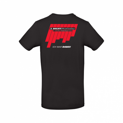Ducati Official Club Days - Basic T-Shirt Rundhals - optional mit Personalisierung