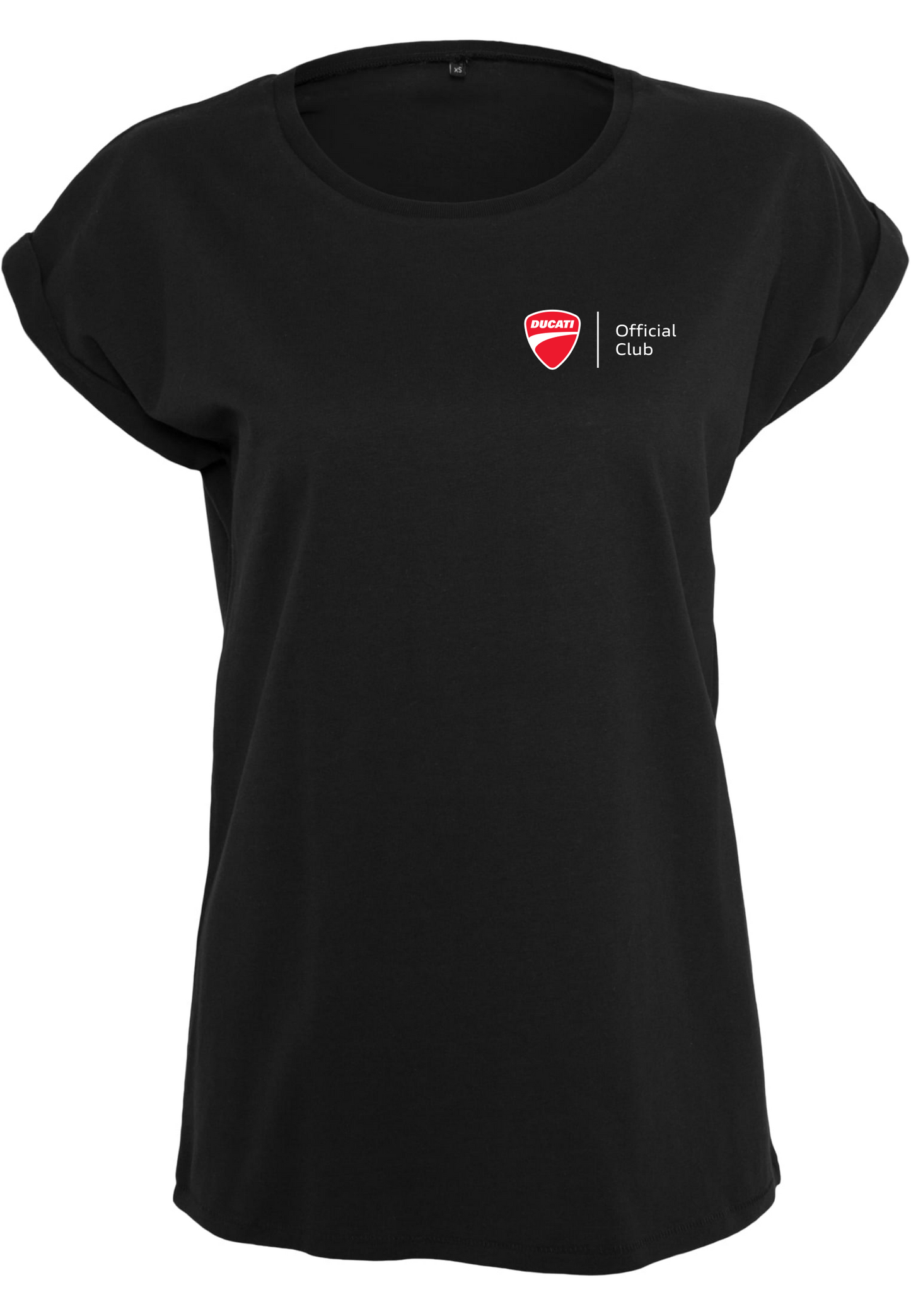 Ducati Official Club Days - LADIES - extended Shoulder T-Shirt - optional mit Personalisierung